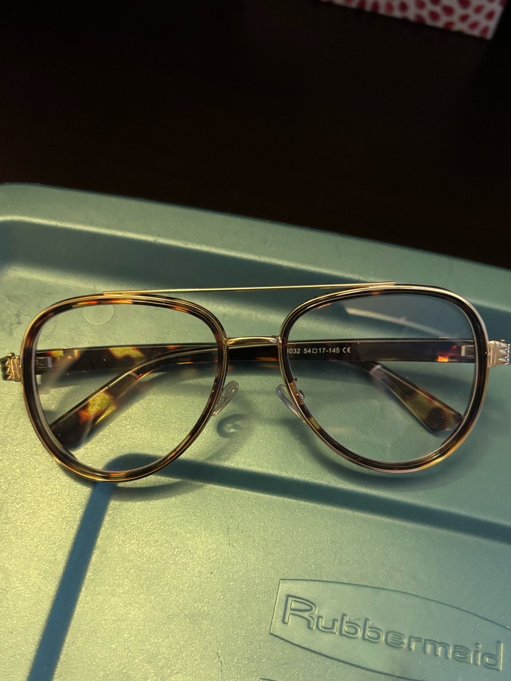 Tortoise Style Aviator Blue Light Glasses